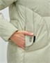 Куртка зимняя женская с капюшоном модная салатового цвета 3193Sl 1033864543