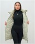 Куртка зимняя женская с капюшоном модная салатового цвета 3193Sl 1033864543
