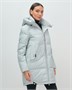 Куртка зимняя женская с капюшоном модная голубого цвета 3193Gl 46215849
