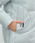 Куртка зимняя женская с капюшоном модная голубого цвета 3193Gl 46215849