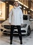 Куртка женская демисезонная с капюшоном серого цвета 1140Sr 289303392
