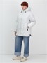 Куртка женская демисезонная с капюшоном серого цвета 1140Sr 289303392