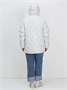 Куртка женская демисезонная с капюшоном серого цвета 1140Sr 289303392