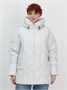 Куртка женская демисезонная с капюшоном серого цвета 1140Sr 289303392
