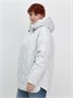 Куртка женская демисезонная с капюшоном серого цвета 1140Sr 289303392