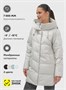Куртка женская демисезонная с капюшоном серого цвета 1139Sr 930933101
