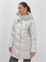 Куртка женская демисезонная с капюшоном серого цвета 1139Sr 930933101