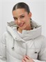 Куртка женская демисезонная с капюшоном серого цвета 1139Sr 930933101