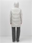 Куртка женская демисезонная с капюшоном серого цвета 1139Sr 930933101