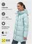 Куртка женская демисезонная с капюшоном бирюзового цвета 1139Br 804568976