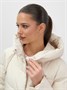 Куртка женская демисезонная с капюшоном бежевого цвета 1139B 572969781