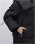 Куртка зимняя женская с большим капюшоном модная черного цвета 7739Ch 59227922