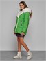 Куртка зимняя женская модная с мехом зеленого цвета 133120Z 1137369234