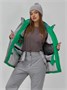 Гоннолыжная куртка женская зимняя бирюзового цвета 709Br 889523794