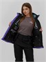 Горнолыжная куртка женская зимняя фиолетового цвета 027F 55827841