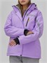 Горнолыжная куртка женская зимняя сиреневого цвета 7017Sn 684003292