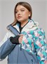 Горнолыжная куртка женская зимняя белого цвета 2337Bl 2004422426