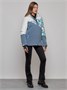 Горнолыжная куртка женская зимняя белого цвета 2337Bl 2004422426