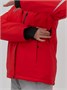 Горнолыжная куртка женская зимняя красного цвета 7017Kr 42983674