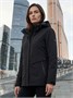 Ветровка женская софтшелл виндстоппер с капюшоном спортивная черного цвета 9616_1Ch 1236203383