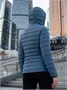 Куртка женская гибридная стёганая с капюшоном с графеновой подкладкой синего цвета 9622_1S 78856592