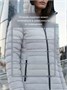 Куртка женская гибридная стёганая с капюшоном с графеновой подкладкой серого цвета 9622_1Sr 82888354