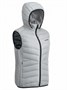 Женский лёгкий стёганый жилет Valianly с капюшоном серого цвета 9636_2Sr 595572473