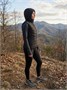 Женский лёгкий стёганый жилет Valianly с капюшоном черного цвета 9636_2Ch 819411359