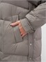 Куртка зимняя женская с мехом и капюшоном тренд коричневого цвета 7608K 878503777