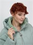 Куртка зимняя женская из овчина стильная и модная зеленого цвета 7309Z 26802156