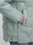 Куртка зимняя женская из овчина стильная и модная зеленого цвета 7309Z 26802156