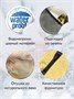Куртка парка зимняя подростковая для девочки с капюшоном и мехом желтого цвета 9448J 537678000
