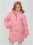 Парка зимняя подростковая для девочки розового цвета 2490R 1424083028