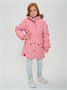 Парка зимняя подростковая для девочки розового цвета 2490R 1424083028