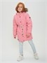 Парка зимняя подростковая для девочки розового цвета 2490R 1424083028