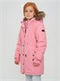 Парка зимняя подростковая для девочки розового цвета 2490R 1424083028