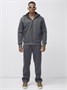 Спортивный костюм мужской зимний с начесом серого цвета 7336Sr 227466271