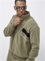 Спортивный костюм мужской демисезонный на флисе цвета хаки 329Kh 1872368006