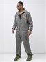 Спортивный костюм мужской демисезонный на флисе серого цвета 329Sr 559024876