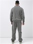 Спортивный костюм мужской демисезонный на флисе серого цвета 329Sr 559024876