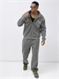 Спортивный костюм мужской демисезонный на флисе серого цвета 329Sr 559024876