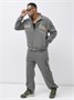 Спортивный костюм мужской демисезонный на флисе серого цвета 329Sr 559024876
