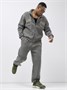 Спортивный костюм мужской демисезонный на флисе серого цвета 329Sr 559024876