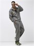 Спортивный костюм мужской демисезонный на флисе серого цвета 329Sr 559024876