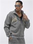 Спортивный костюм мужской демисезонный на флисе серого цвета 329Sr 559024876