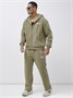 Спортивный костюм мужской демисезонный на флисе цвета хаки 328Kh 260670230