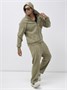 Спортивный костюм мужской демисезонный на флисе цвета хаки 328Kh 260670230