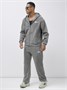 Спортивный костюм мужской демисезонный на флисе серого цвета 328Sr 1318438990