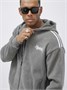 Спортивный костюм мужской демисезонный на флисе серого цвета 328Sr 1318438990