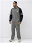 Спортивный костюм мужской демисезонный на флисе серого цвета 322Sr 1908184546
